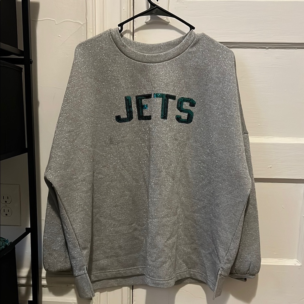 Gray JETS Women’s Sweater